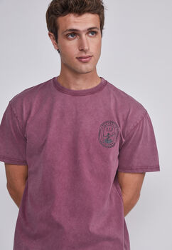 Polera Hombre Detroit Burdeo Sioux